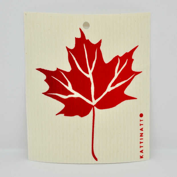 Maple Leaf Dishcloth